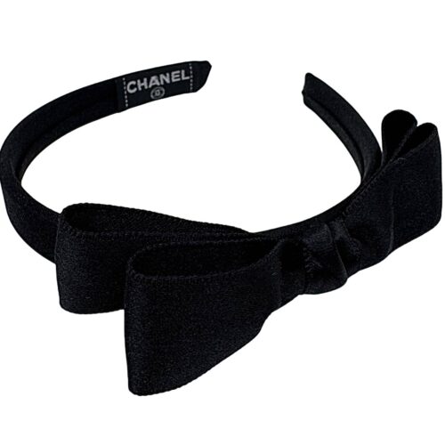 未使用品　CHANELサテン リボン　カチューシャ CHANEL専門 リサイクルショップ COCO » Blog Archive » ヴィンテージ