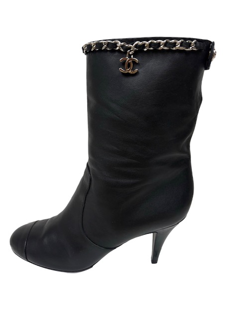 ●美品 CHANEL ココマークオープントゥウェッジソールブーツ ウェッジソールブーツ[zr1069] | レディースファッション通販の